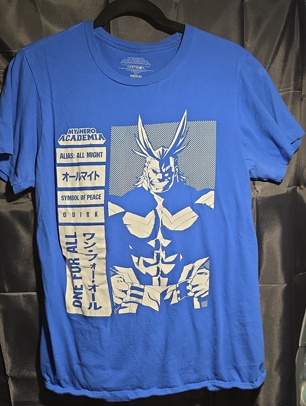 All Might Graphic Tee - Blue